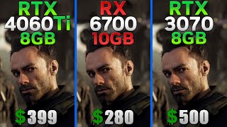 RTX 4060 Ti vs RX 6700 vs RTX 3070  R5 5600X  Tested in 15 games [upl. by Lune]