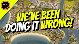 The Secret of building BIG Cities without any problems in Cities Skylines  Gamechanger [upl. by Annairda113]