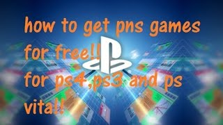 How To Get Free PS3PS4PS Vita Games For Free WITHOUT JAILBREAK [upl. by Atronna]