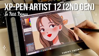 Cheap Drawing Tablet ✨ XPPen Artist 12 2nd gen Review ✏️ SPEEDPAINTING [upl. by Kacey108]