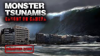 4 Huge Monster Tsunami Wave Disasters Caught On Camera [upl. by Seyer315]