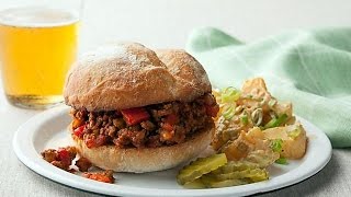 How to Make Rachaels Super Sloppy Joes  Food Network [upl. by Scotney]