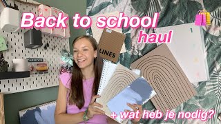 BACK TO SCHOOL HAUL 2023  Alles wat je nodig hebt voor de middelbare school [upl. by Modern]