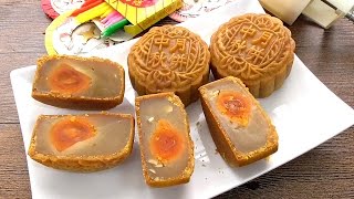 How to Make Traditional Mooncake Step by Step  Mykitchen101en [upl. by Julian237]