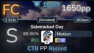 CTB 101⭐ Motion  VINXIS  Sidetracked Day Deviated HDDT 9996 FC 11  1650pp  osu [upl. by Eyla912]