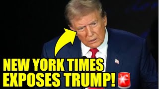 New York Times DROPS ElectionChanging BOMBSHELL On Trump [upl. by Dolloff367]