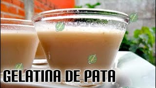 Gelatina de pata de res colágeno puro y natural Receta [upl. by Aihtekal]