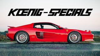 Koenig Specials Ferrari Testarossa  The COOLEST 80s Supercar [upl. by Yevad]