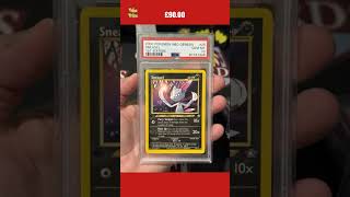 Pokemon Cards 1st Edition Neo Genesis Rare Sneasel 25111 PSA 10 Gem Mint [upl. by Greenberg]