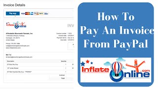 How to pay an online invoice from PayPal with a Credit  Debit card [upl. by Berner94]