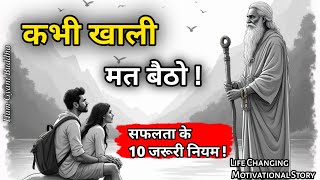 कभी खाली मत बैठो  सफलता के 10 नियम  Buddhist Story On 10 Rules Of success [upl. by Joycelin]