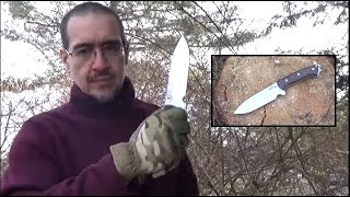 JeoTec Model 39 Knife Review Strong Spanish Outdoor Blade [upl. by Llehcsreh]