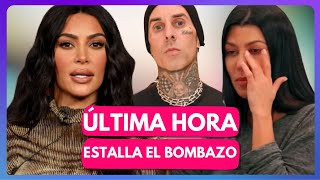 KIM KARDASHIAN ROMPE EL SILENCIO sobre DIVORCIO DE KOURNEY KARDASHIAN y TRAVIS BARKER ¡URGENTE [upl. by Enovahs]