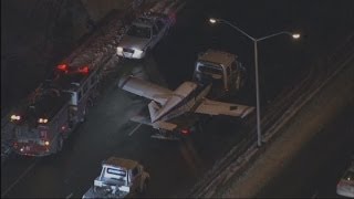 Plane makes emergency landing on New York highway [upl. by Elad231]