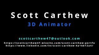 Scott Carthew  3D Animator Showreel [upl. by Sparks660]