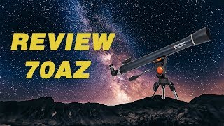 Celestron Astromaster 70AZ Telescope Review 2018 [upl. by Namurt]