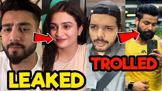 Elvish yadav and kirti mehra video call LEAKED  Lakshay Chaudhary trolled Influencers [upl. by Dennet]