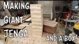 Giant Jenga Game EASY DIY How to make [upl. by Spatola]