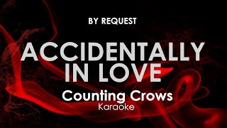 Accidentally In Love  Counting Crows karaoke [upl. by Lita]