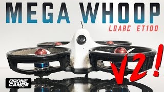 Kingkong LDARC ET100 V2  2S MEGA WHOOP  Honest Review amp Flights [upl. by Nata979]