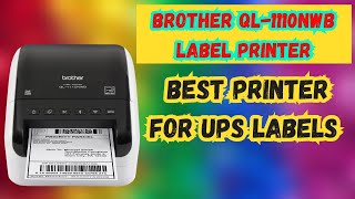 Brother QL1110NWB Label Printer  2024 Review [upl. by Dash]