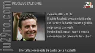 Intercettazioni Inedite De Santis cerca Facchetti [upl. by Arvonio]