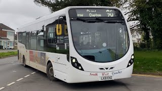 Wright StreetLite at Forton Road Chard 2424  4K 60fps [upl. by Jenine]