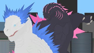 How Shimo meets Evolved Godzilla in GxK [upl. by Starlene]