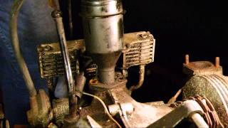 2CV engine revision 5  Oil filler neck and oil cooler removal [upl. by Mick]