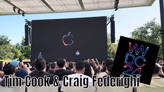 WWDC 24  PreKeynote Intro by Tim Cook amp Craig Federighi [upl. by Enenaj278]