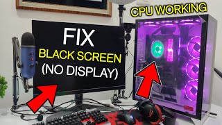 How To Fix Black Screen No Display After Upgrading RAM in Windows 10 amp Windows 11 in PC and Laptop [upl. by Eicats611]