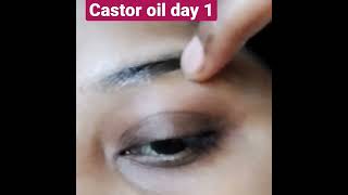 castor oil for eyebrowfast growthshortsblessyjkpls subscribe my channel [upl. by Reel]