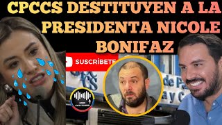 CPCCS DESTITUYEN A LA PRESIDENTA NICOLE BONIFAZ ENTRE GRITOS Y AMARRES NOTICIAS RFE TV [upl. by Ecyar]