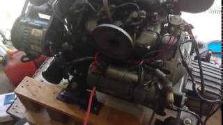 Yanmar 3HM35F starting circuit waux start solenoid [upl. by Stegman]