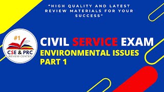 Civil Service Exam Drill for 2024 ENVIRONMENTAL ISSUES Part 1 [upl. by Nakasuji]