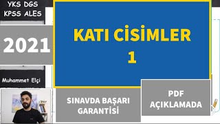 KATI CİSİMLER 1 KISIM 2024 YKS DGS KPSS ALES [upl. by Lay]