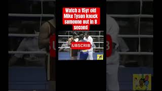 Watch a 15yr old mike Tyson knock someone out in 8 seconds [upl. by Weatherley]