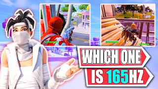 60Hz Vs 165Hz  Can You Find the difference Fortnite Gameplay [upl. by Gracye]