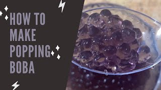 HOW TO MAKE POPPING BOBA  ASMR [upl. by Akimahs]