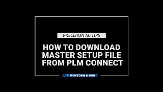 How to Download Master Setup File From PLM Connect [upl. by Klockau51]