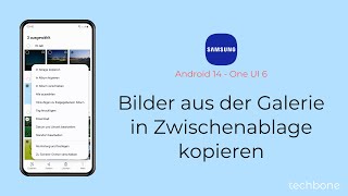 Bilder aus der Galerie in Zwischenablage kopieren  Samsung Android 14  One UI 6 [upl. by Nnylyar]