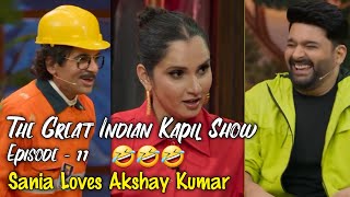 The Great Indian Kapil Show  Episode11  Sania Mirza Reveals Her Secret  Funny Comedy Video [upl. by Neltiak]