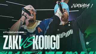 KODIGO vs ZAKI I FMSCARIBE 2024  Jornada 1 Temporada 2  Urban Roosters [upl. by Sama909]