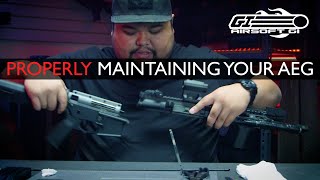 STOP DESTRUCTION  Basic AEG Maintenance Pt 1  Airsoft GI [upl. by Blossom416]