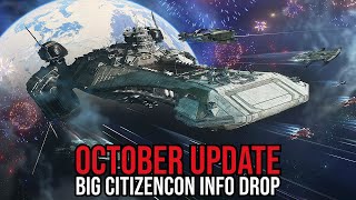 Star Citizen October Update  CitizenCon Big Info Drop  Alpha 3242 Soon [upl. by Navap]