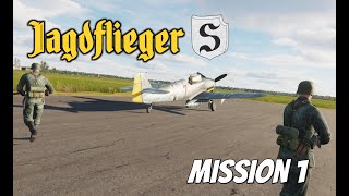 Jagdflieger  Mission 1 DCS Bf109 Campaign [upl. by Nyladgam747]