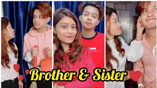 New Viral Tiktok Riyaz amp Riza  Cute Brother amp Sister Funny Tiktok Video [upl. by Harutek]