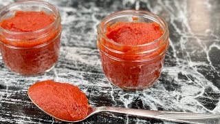 VOUS AVEZ QUELQUES TOMATES  🍅 PRÉPAREZ VOTRE CONCENTRÉ DE TOMATES MAISON 🥫👩🏻‍🍳 [upl. by Riane538]