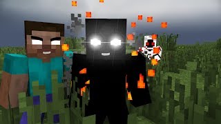 Minecraft Animation steve herobrine vs 303 [upl. by Nawek353]