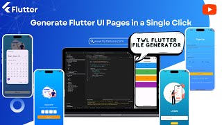 Generating Flutter UI Pages with VS Code Extension [upl. by Malachi390]